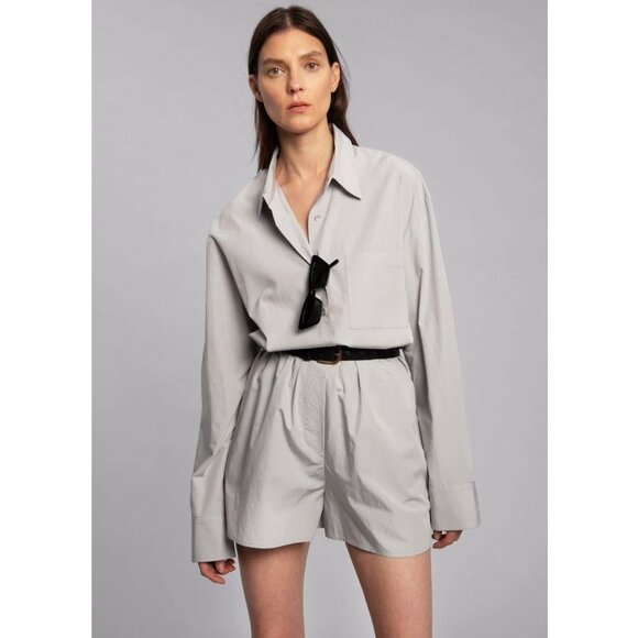The Frankie Shop Lui Oversized Organic Cotton shirt - Picture 3 of 6